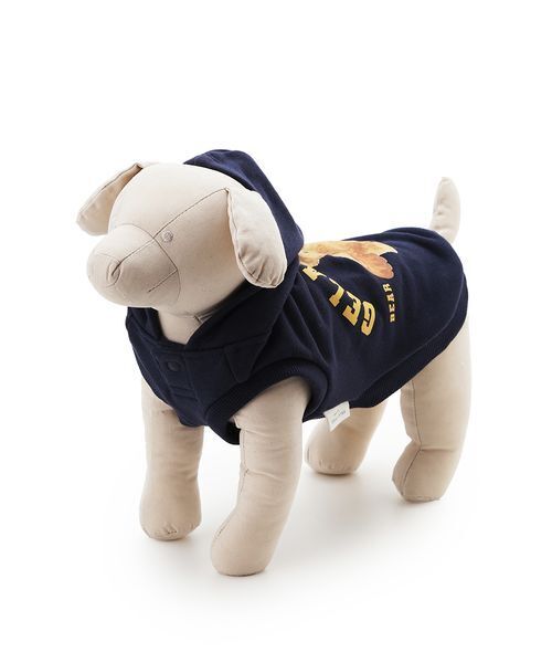 gelato pique（ジェラートピケ）の「【CAT&DOG】スポーティーベア裏毛プルオーバー（ペットウェア・レディース・アイボリー/グレー/ネイビー・L/M/S）」の22枚目の写真