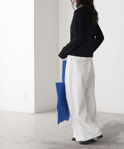 forksy.（フォルクシー）の「【forksy.】レイヤードラメリブカーディガン（カーディガン/ボレロ・レディース・グレー系/ブラック系/アイボリー系/ブラウン系・FREE）」の16枚目の写真