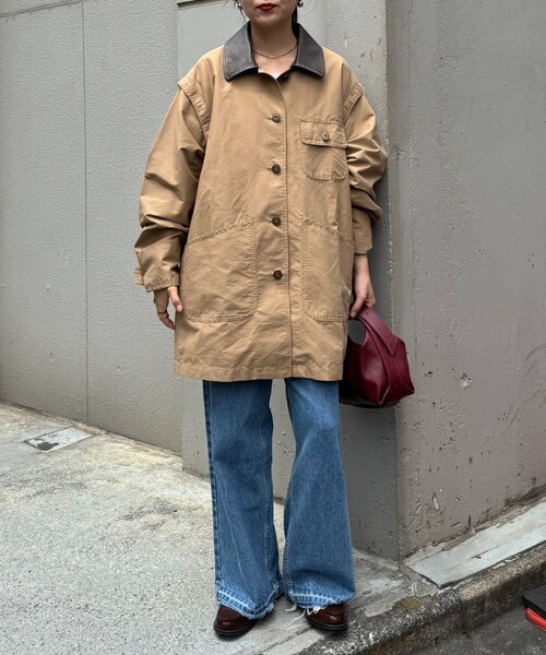 CIAOPANIC TYPY（チャオパニックティピー）の「マルチウェイワークオーバーサイズジャケット（その他アウター・レディース・ベージュ/カーキ/インディゴブルー・ONE SIZE）」の8枚目の写真