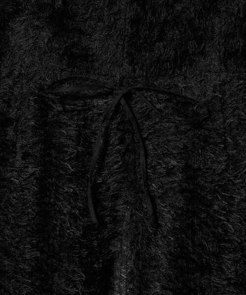 green label relaxing（グリーンレーベルリラクシング）の「シアー フェザー キャミソール（キャミソール・レディース・ブラック/オフホワイト・FREE）」の13枚目の写真