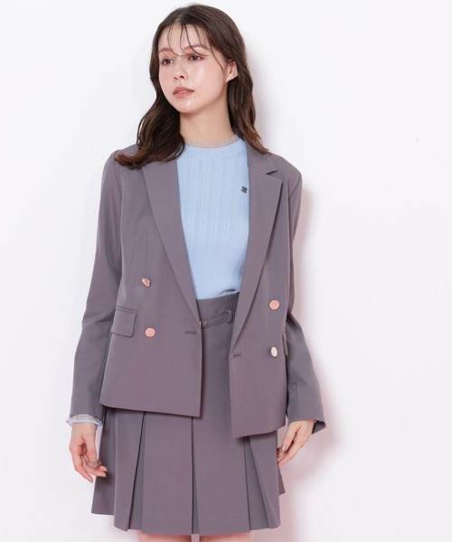 JILL by JILL STUART（ジルバイジルスチュアート）の「＜セットアップ対応＞ベルト付ベーシックツイルミニスカート（スカート・レディース・グレー/ブラウン/ベージュ・MEDIUM/SMALL）」の9枚目の写真