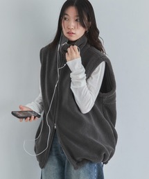 feepur | ダブルジップボアベスト(その他アウター)