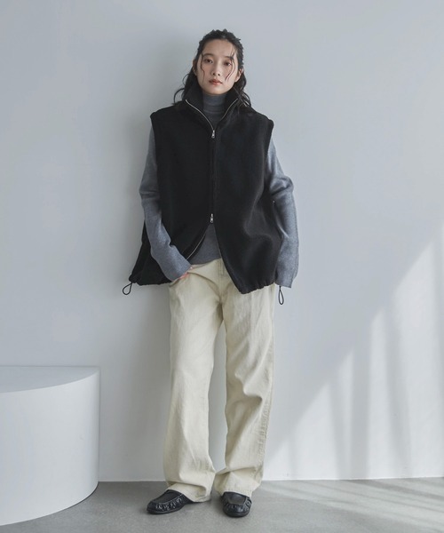 feepur ダブルジップボアベスト セール】ダブルジップボアベスト（その他アウター）｜feepur