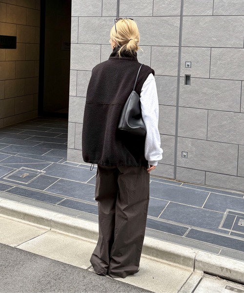 ダブルジップボアベスト（その他アウター）｜feepur（フェピュール）の