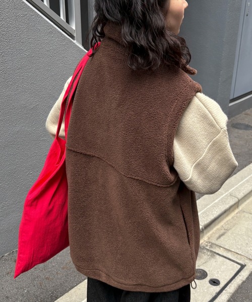 セール】ダブルジップボアベスト（その他アウター）｜feepur