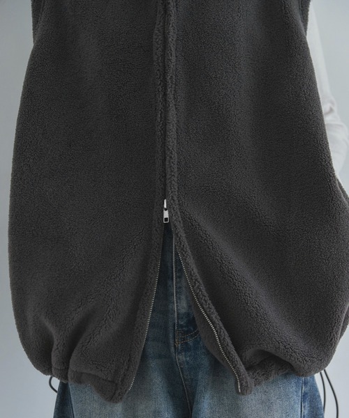 feepur（フェピュール）の「ダブルジップボアベスト（その他アウター