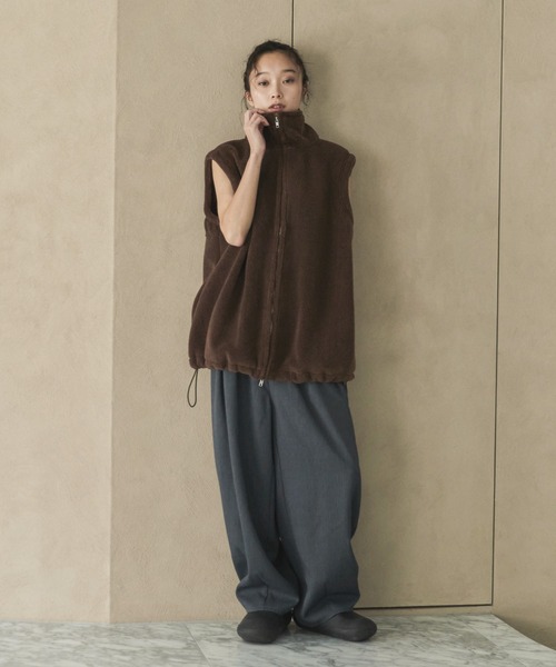 セール】ダブルジップボアベスト（その他アウター）｜feepur