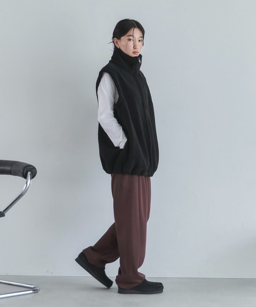 feepur（フェピュール）の「ダブルジップボアベスト（その他アウター