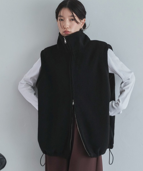 セール】ダブルジップボアベスト（その他アウター）｜feepur