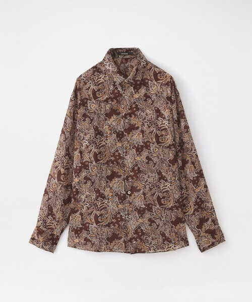 LOVELESS(ラブレス)の「シアーペイズリーシャツ(シャツ/ブラウス・メンズ・ネイビー/パープル系その他5・M/L)」の1枚目の写真