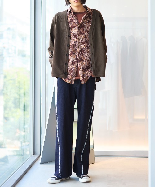 LOVELESS(ラブレス)の「シアーペイズリーシャツ(シャツ/ブラウス・メンズ・ネイビー/パープル系その他5・M/L)」の5枚目の写真