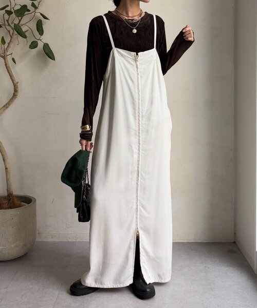 DouDou（ドゥドゥ）の「【新色追加】チュールフロッキーシアー切替TEE（Tシャツ/カットソー・レディース・ブラック/オフホワイト/グレー/ブラウン・FREE）」の5枚目の写真