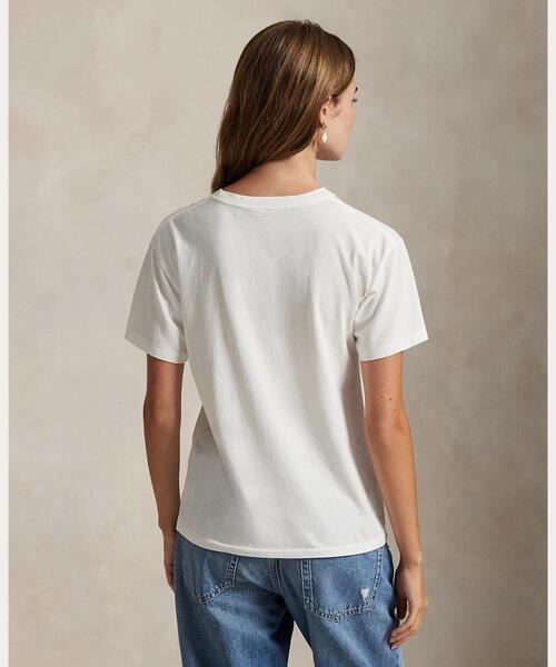 POLO RALPH LAUREN（ポロ ラルフ ローレン）の「Polo ベア コットン ジャージー Tシャツ（Tシャツ/カットソー・レディース・ホワイト・XS/XL/L/M/S）」の7枚目の写真