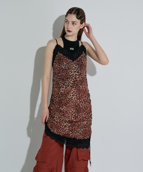 ANNA SUI NYC（アナ スイ エヌ ワイ シー）の「サイドリボンシアーキャミ（ワンピース・レディース・サックスブルー/ブラック/キャメル・FREE）」の14枚目の写真