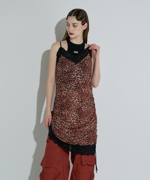 ANNA SUI NYC（アナ スイ エヌ ワイ シー）の「サイドリボンシアーキャミ（ワンピース・レディース・サックスブルー/ブラック/キャメル・FREE）」の16枚目の写真