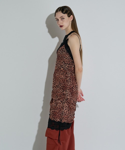 ANNA SUI NYC（アナ スイ エヌ ワイ シー）の「サイドリボンシアーキャミ（ワンピース・レディース・サックスブルー/ブラック/キャメル・FREE）」の18枚目の写真