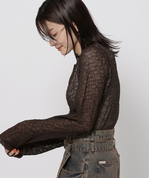 ニコアンドcolorTシャツ＆misayo フルドキプルオーバー　2点セット 楽天市場】【SALE／40%OFF】ハーフZIPラインニットプルオーバー