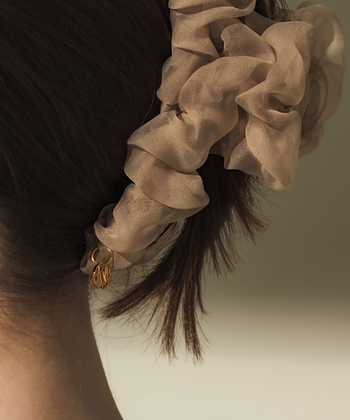 muku(ムク)の「HAIR CLIP/TULLE(バレッタ/ヘアクリップ・レディース・アイボリー/ブラック/ブラウン・FREE)」の7枚目の写真