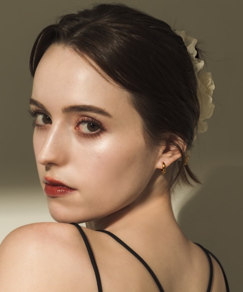 muku(ムク)の「HAIR CLIP/TULLE(バレッタ/ヘアクリップ・レディース・アイボリー/ブラック/ブラウン・FREE)」の19枚目の写真