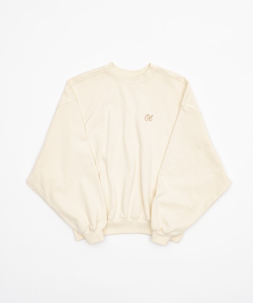 OLUN' Logo sweat / 'OLUN' ロゴ刺繍スウェット（スウェット）｜OLUN