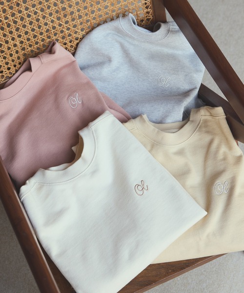 OLUN' Logo sweat / 'OLUN' ロゴ刺繍スウェット（スウェット）｜OLUN