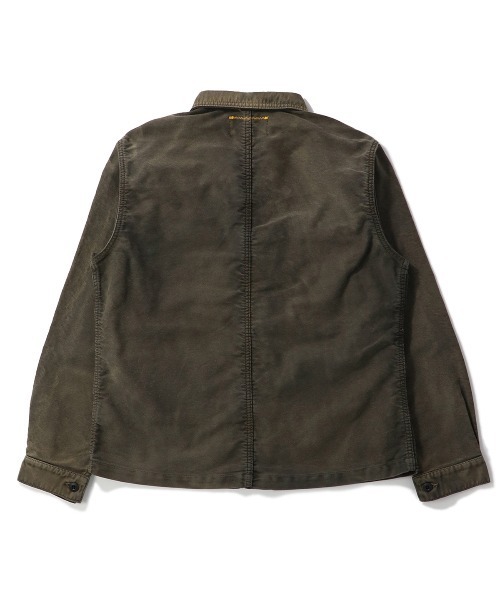UNION(UNION TOKYO)(ユニオン)の「UNION TOKYO MOLESKIN CHORE JACKET ユニオントーキョー ジャケット(カバーオール・メンズ・ブラック/ライトブルー・XL/M/S/L)」の3枚目の写真