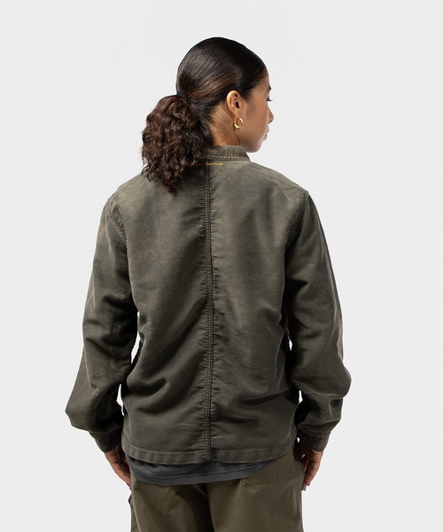 UNION(UNION TOKYO)(ユニオン)の「UNION TOKYO MOLESKIN CHORE JACKET ユニオントーキョー ジャケット(カバーオール・メンズ・ブラック/ライトブルー・XL/M/S/L)」の8枚目の写真