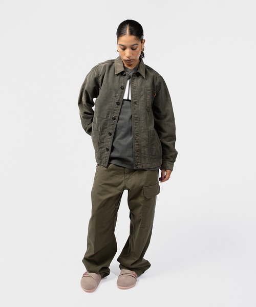 UNION(UNION TOKYO)(ユニオン)の「UNION TOKYO MOLESKIN CHORE JACKET ユニオントーキョー ジャケット(カバーオール・メンズ・ブラック/ライトブルー・XL/M/S/L)」の10枚目の写真