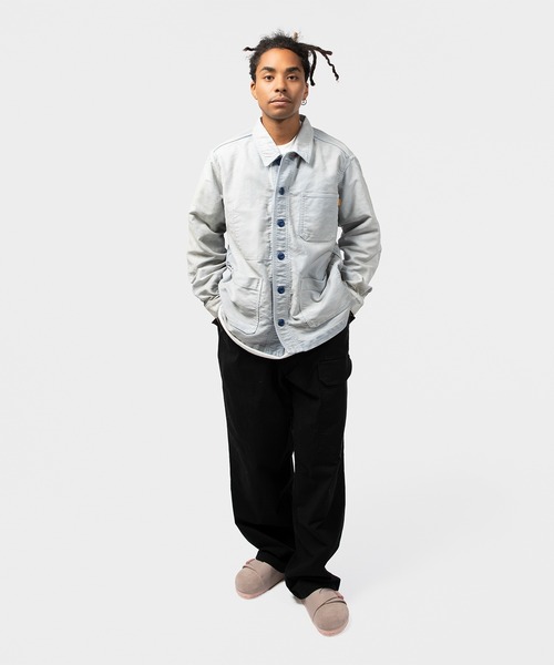 UNION(UNION TOKYO)(ユニオン)の「UNION TOKYO MOLESKIN CHORE JACKET ユニオントーキョー ジャケット(カバーオール・メンズ・ブラック/ライトブルー・XL/M/S/L)」の17枚目の写真