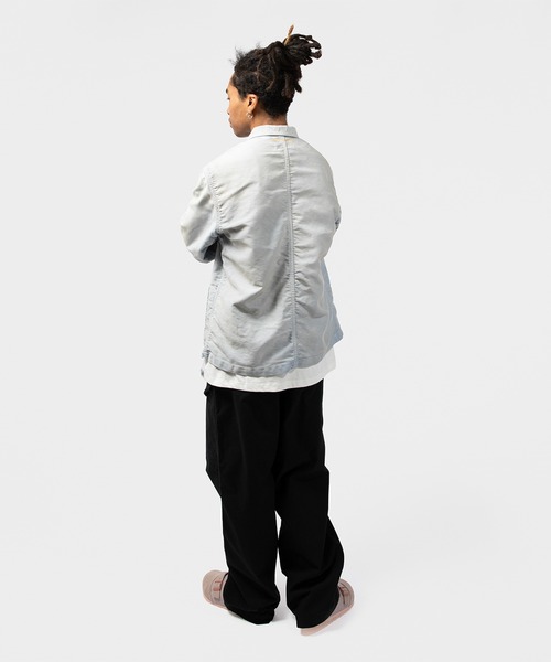 UNION(UNION TOKYO)(ユニオン)の「UNION TOKYO MOLESKIN CHORE JACKET ユニオントーキョー ジャケット(カバーオール・メンズ・ブラック/ライトブルー・XL/M/S/L)」の18枚目の写真