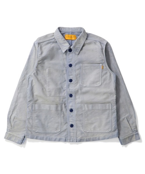 UNION(UNION TOKYO)(ユニオン)の「UNION TOKYO MOLESKIN CHORE JACKET ユニオントーキョー ジャケット(カバーオール・メンズ・ブラック/ライトブルー・XL/M/S/L)」の20枚目の写真