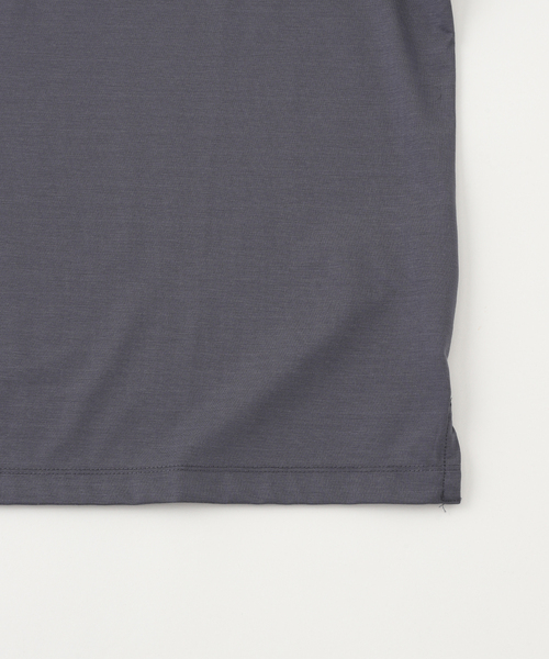 EDIFICE（エディフィス）の「E. SILK MIX JQ NECK Tシャツ（Tシャツ/カットソー・メンズ・ホワイト/チャコールグレー/ブラック・SMALL/MEDIUM/LARGE）」の10枚目の写真
