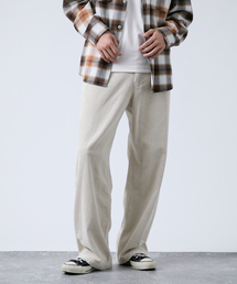 フェード加工 コーディロイ ワイドストレートパンツ