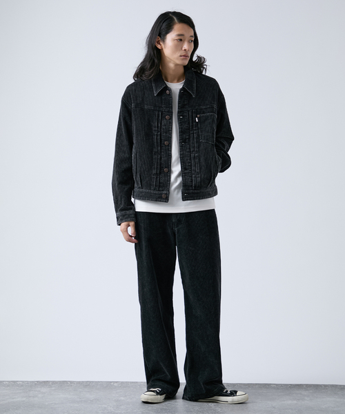 B.C STOCK(ベーセーストック)の「フェード加工 コーディロイ ワイドストレートパンツ(その他パンツ・メンズ・ブラウン/ピンク/ブラック/チャコールグレー・MEDIUM/LARGE)」の5枚目の写真