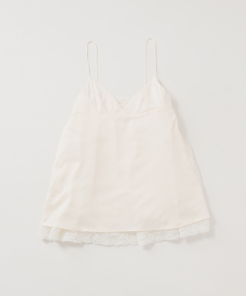 U by SPICK&SPAN（ユーバイスピックアンドスパン）の「バラモチーフキャミワンピース（ワンピース・レディース・ホワイト・FREE）」の20枚目の写真