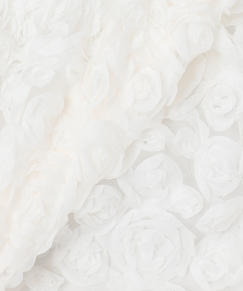 U by SPICK&SPAN（ユーバイスピックアンドスパン）の「バラモチーフキャミワンピース（ワンピース・レディース・ホワイト・FREE）」の21枚目の写真