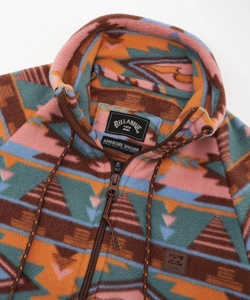 BILLABONG(ビラボン)の「【BILLABONG/ビラボン】23AW BOUNDARY ZIP LITE/総柄ジップアップフリース(その他トップス・レディース・マルチ・MEDIUM)」の6枚目の写真