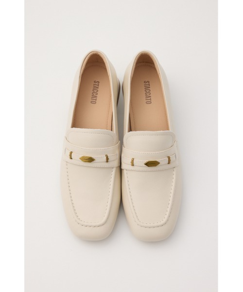 STACCATO(スタッカート)の「ラッシーソフトローファー(ローファー・レディース・ホワイト/ブラック・22.5cm/23.5cm/24.5cm/23cm/24cm)」の3枚目の写真