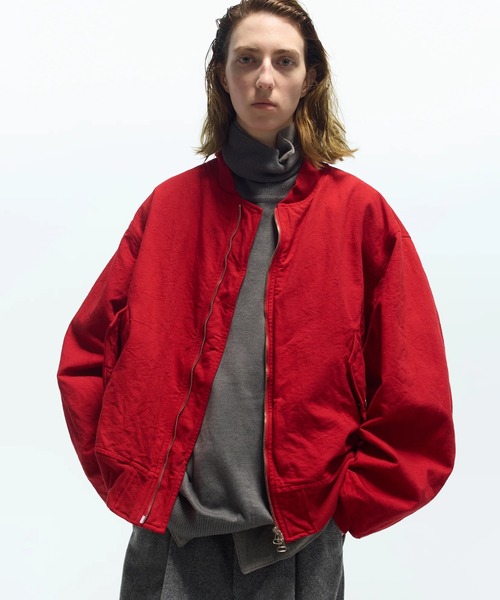 URU（ウル）の「URU/ウル/OVERSIZED ZIP UP BLOUSON（）」 - WEAR