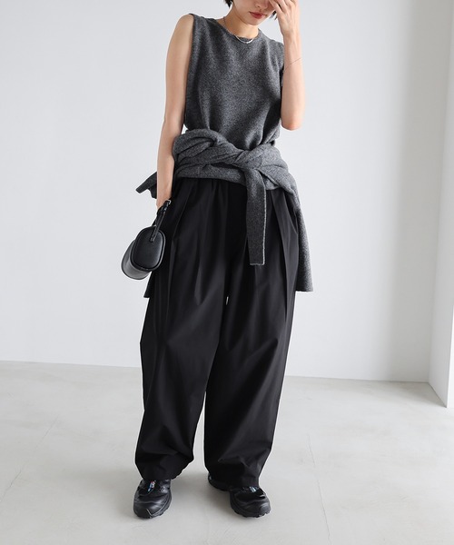 タフタタックワイドパンツ（その他パンツ）｜evernavy（エバーネイビー