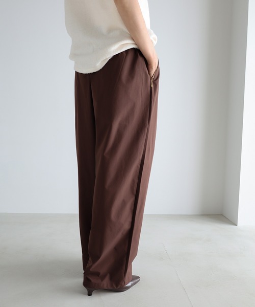 evernavy(エバーネイビー)の「タフタタックワイドパンツ(その他パンツ・レディース・ブラック/チョコ/ベージュ/ネイビー・M/L)」の14枚目の写真