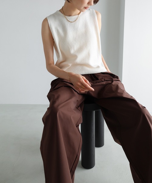 タフタタックワイドパンツ（その他パンツ）｜evernavy（エバーネイビー