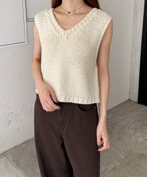 LE MORE | ロービングニットベスト(ベスト)