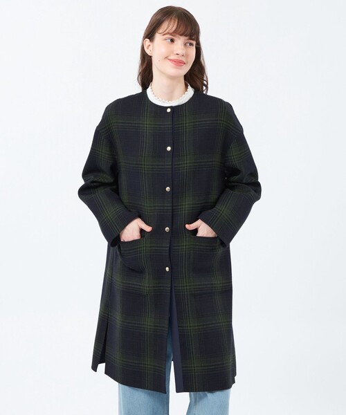 MACKINTOSH PHILOSOPHY ウールコート オリーブ　カーキ 38 WELBURY(ウェルベリー)】ダブルクロス製(コート)｜MACKINTOSH