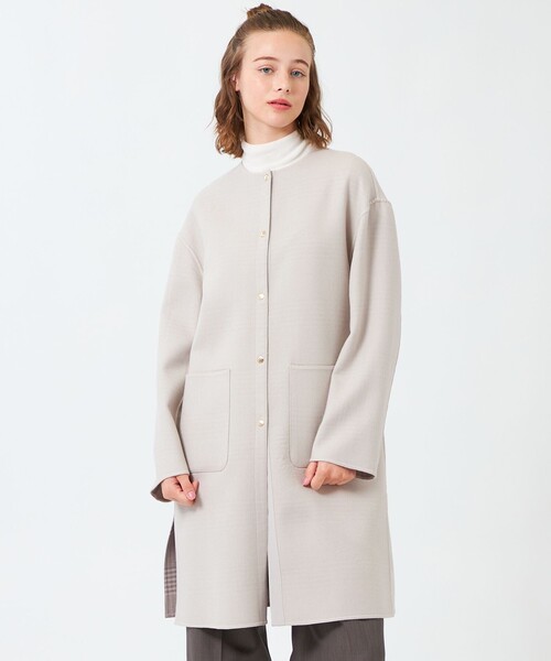 IVENREY(イベンリー)】ウール製（ノーカラーコート）｜MACKINTOSH
