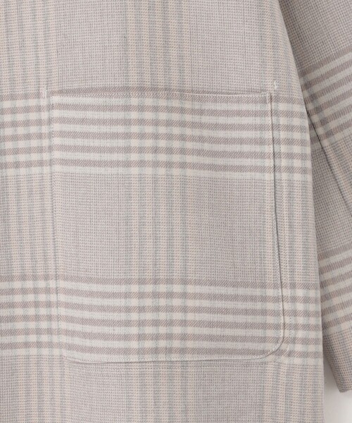 MACKINTOSH PHILOSOPHY（ﾏｯｷﾝﾄｯｼｭ ﾌｨﾛｿﾌｨｰ）の「【IVENREY(イベンリー)】ウール製（ノーカラーコート・レディース・チャコールグレー/ダークネイビー/ベージュ・36/38）」の12枚目の写真