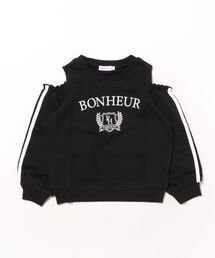 PINKHUNT（ピンクハント）の「PINKHUNT ピンクハント 肩あき2本ライントレーナー 0963K（スウェット・キッズ）」