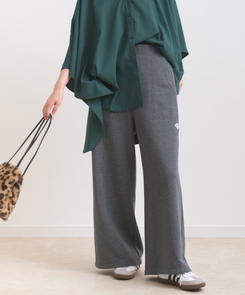 OMNES（オムネス）の「テック裏毛ワイドスウェットパンツ（スウェットパンツ・レディース・ブラック/ダークグレー/ホワイト/グレー・FREE）」の22枚目の写真