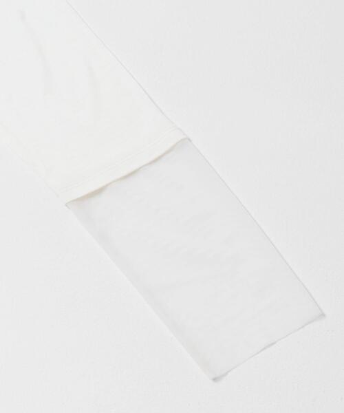 SENSE OF PLACE by URBAN RESEARCH（センスオブプレイスバイアーバンリサーチ）の「シアーレイヤードTシャツ（Tシャツ/カットソー・レディース・イエロー/アイボリー/ブラック・ONE）」の21枚目の写真