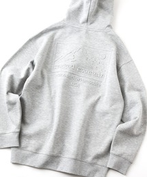 ragged mountain（ラギットマウンテン）の「【RAGGED MOUNTAIN/ラギットマウンテン】BBELMONT/ベルモント エンボス加工 プルオーバー パーカー（パーカー）」
